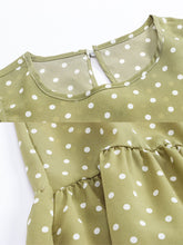 Daily Casual Polka Dot Print Sleeveless Loose Midi Dress